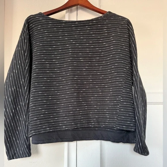 Madewell Black and White Striped Sweater - Picture 8 of 9